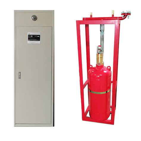 L Fm Agent Cabinet Extinguisher Single Cylinder W Nozzles Fire