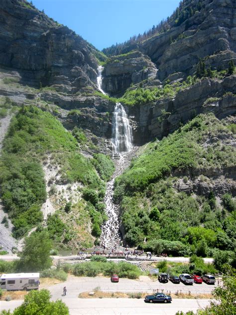 Bridal Veil Falls In Utah Bridal Veil Falls Scenic Views Explore