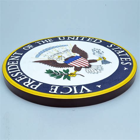 Us Vice Presidential Seal Wall Plaque