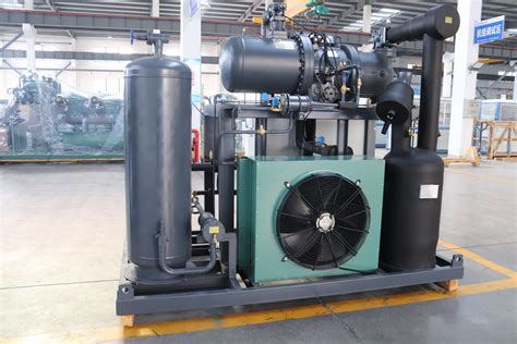 Zhexue 140HP Refrigeration Screw Compressor Condensing Unit For Low