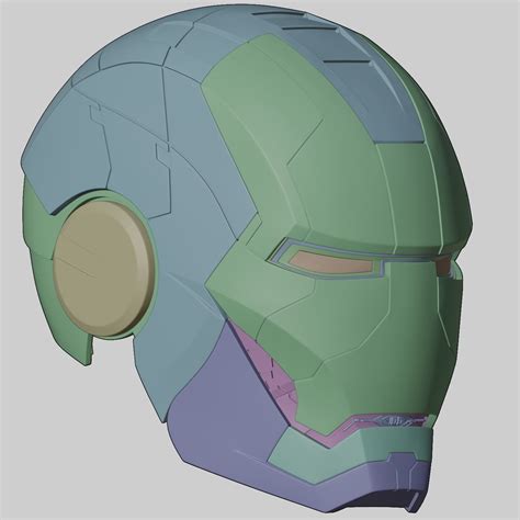 3d Printable Iron Man Mk5 Motorized Helmet 3d Model 3d Printable Cgtrader