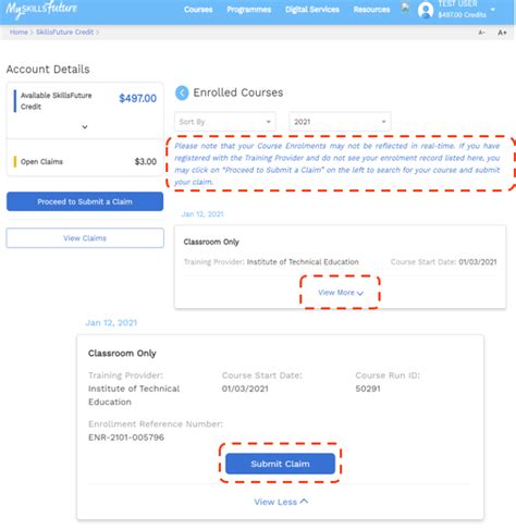 How Do I Submit A Claim For SkillsFuture Credit C3A