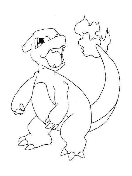 Pokemon Charmeleon coloring pages - Free Printable