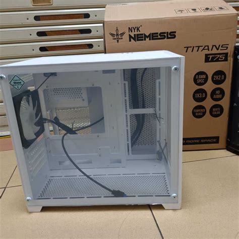 Jual Casing PC Gaming NYK Nemesis T75 Titans M ATX Include 1Fan RGB