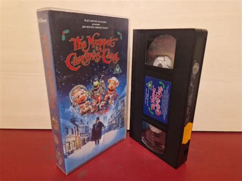 The Muppet Christmas Carol Jim Henson Pal Vhs Video Tape T