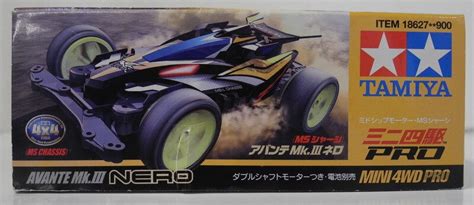 Yamiya Mini 4WD Pro MS chassis Avante Mk III Nero 18627 ありある まんだらけ