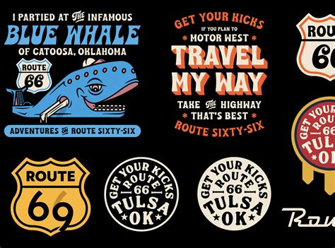 Route 66 Graphics By Brethren Design Co On Dribbble