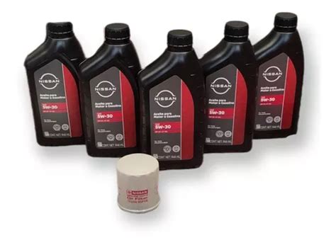 Kit Cambio Aceite L W Sint Tico Nissan X Trail