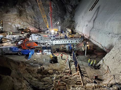 A nighttime symphony of construction at Gross Dam | Denver Water