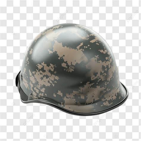 Perfil De Casco Militar Hiperrealista Sobre Fondo Transparente Png