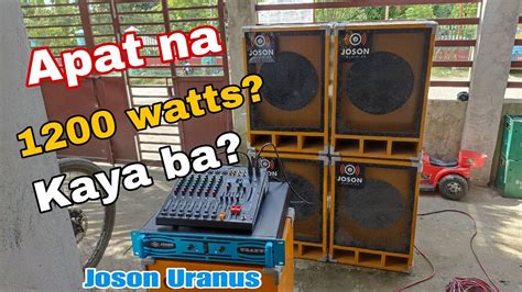 Joson Uranus Kaya Ba Apat Na Watts Speaker Sound System In