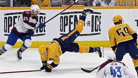 Hockey Sur Glace Nhl Roman Josi Et Nashville Au Bord De Lélimination