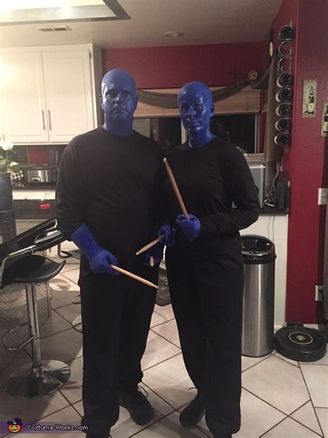 Blue Man Group Couple Costume