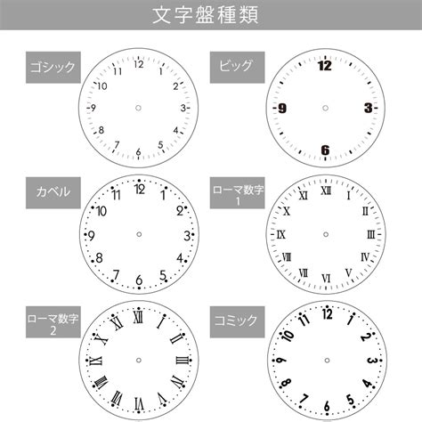 √ 時計文字盤 イラスト 無料