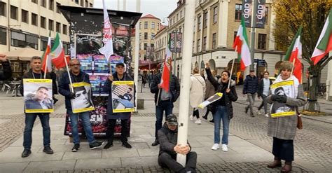 Sweden GothenburgNovember 12 2022 Iranian Resistance NCRI And MEK