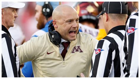 Minnesota Coach P.J. Fleck Gets Massive Extension - outkick | OutKick