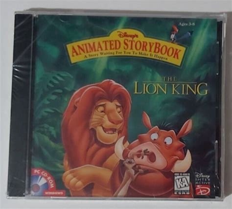 Pc Game Disneys The Lion King Animated Storybook Pc Cd Rom 1995