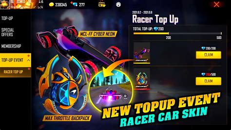 Mclaren Topup Event Free Fire Racer Topup Event Free Fire New