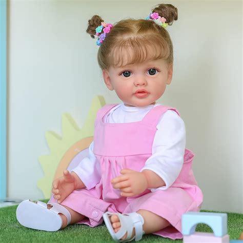 Buy Realistic Baby Reborn Dolls Silicone Full Body Girl 22 Inches