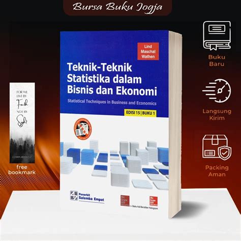 Jual Teknik Teknik Statistika Dalam Bisnis Dan Ekonomi Edisi Buku