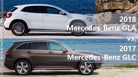 Mercedes Gla Vs Mercedes Glc Technical Comparison Youtube