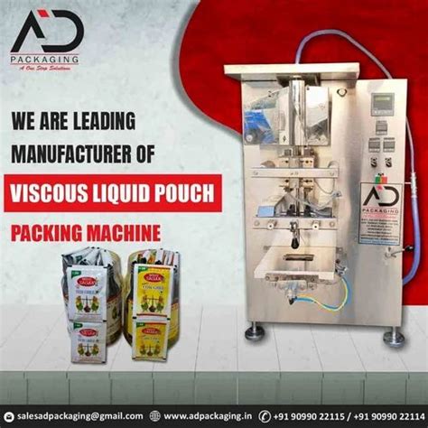 Automatic 40ml Ghee Pouch Packing Machine At Rs 198000 In Ahmedabad