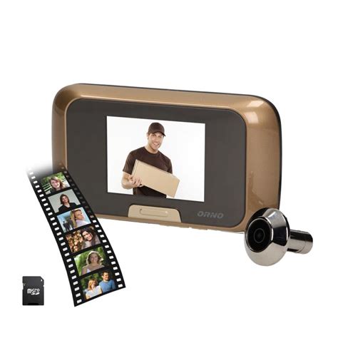 Электронный дверной глазок с функцией записи - OR-WIZ-1101 - Spector Light