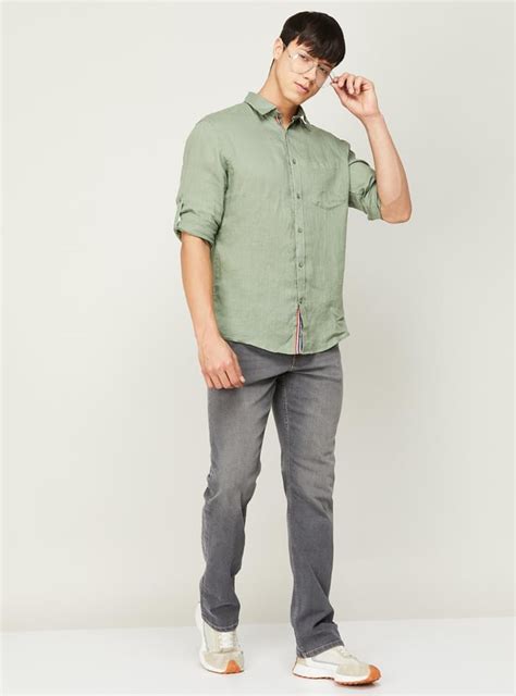 Buy Celio Men Solid Regular Fit Casual Shirt From Celio At Just Inr 2999 0