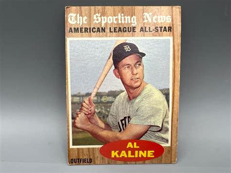 Bid Now 1962 Topps Al Kaline All Star 470 March 3 0123 7 00 PM EDT