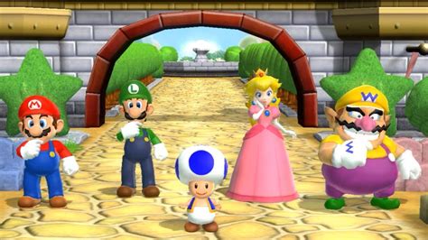 Mario Party 9 Garden Battle Mario Vs Luigi Vs Peach Vs Wario