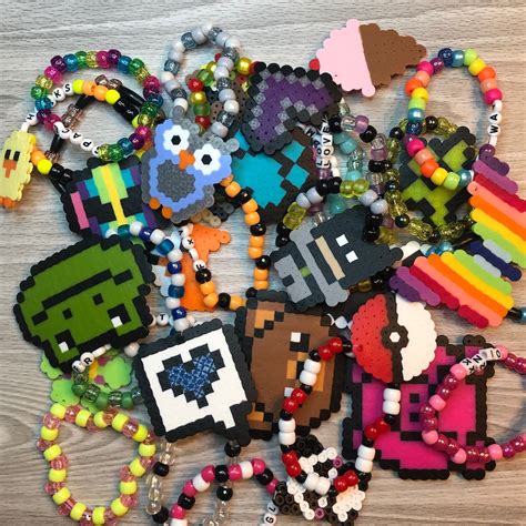 Perler Kandi Bracelets Etsy