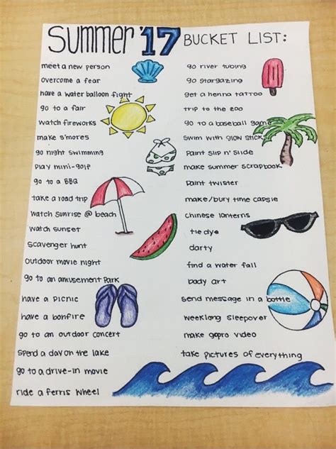 From Sammysturd Vsco Summer Bucket Lists Summer Bucket Summer