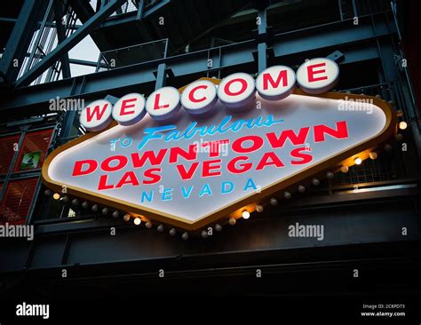 welcome to las vegas sign, Las Vegas, Nevada Stock Photo - Alamy