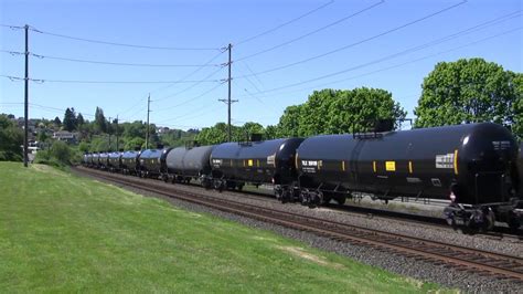 Bnsf Leads A Crude Oil Train Old Town Tacoma Wa W Canon Hf