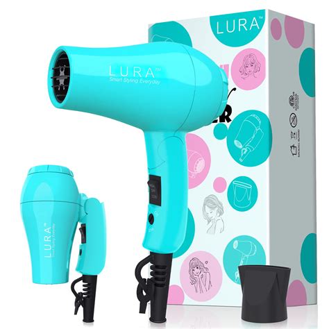 Mua Portable Travel Hair Dryer Mini Lightweight Dual Voltage Blow Dryer 1200w With Folding