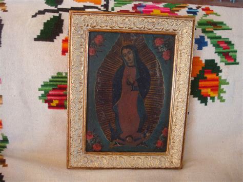 Mexican Devotional And Colonial Art Retablos Mexican Religious Art At