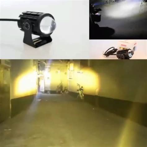 Pcs Laser Foglamp D Superbright High Low Mini Driving Lampu Tembak