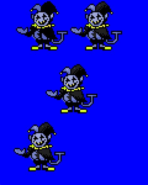 Pixilart Jevil And Improved Sprite By Tuxedoedabyss03