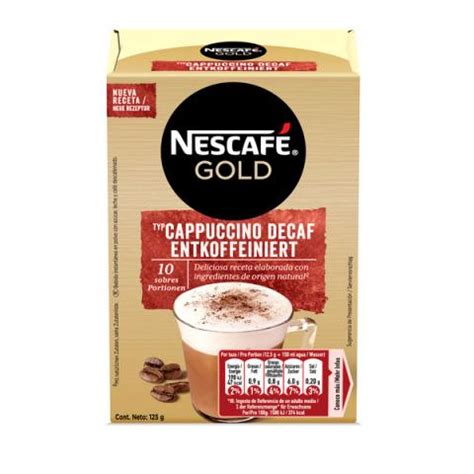 Nescafe Gold Cappuccino Unsweetened Instant Coffee X