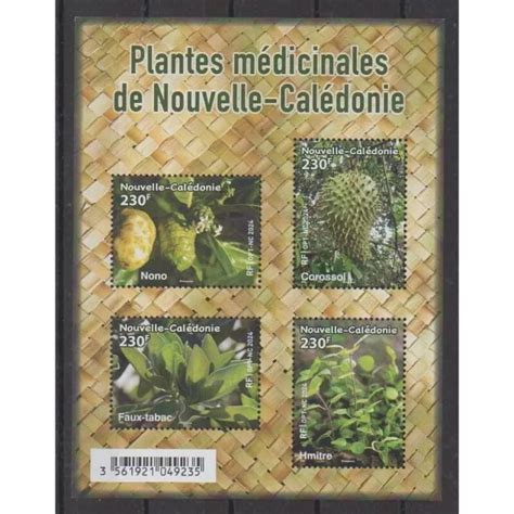 NOUVELLE CALÉDONIE BLOCS et feuillets 2024 Plantes médicinales