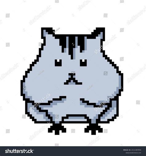 Hamster Pixel Art Kid Stock Illustration 2111387954 | Shutterstock