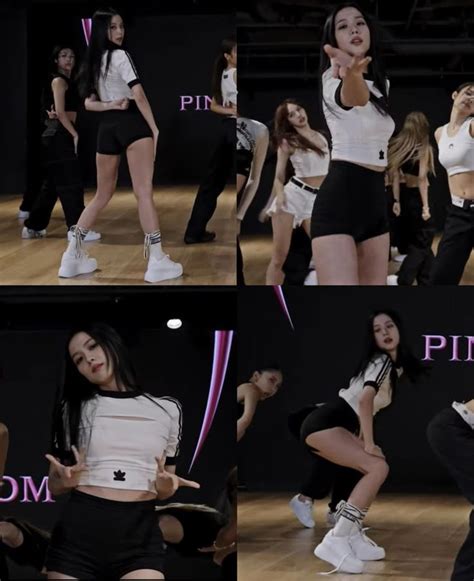 Jisoo Pink Venom Dance Practice Video In 2022 Black Pink