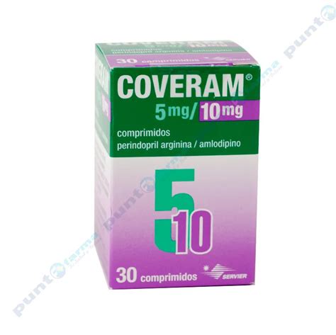 Coveram 5mg 10mg Cont 30 Comprimidos Punto Farma