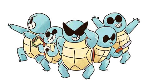 Squirtle Squad by JenBegeman on DeviantArt