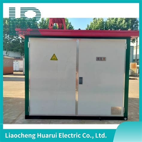 Outdoor Prefabricated Compact Substation Include Mv Lv Substation