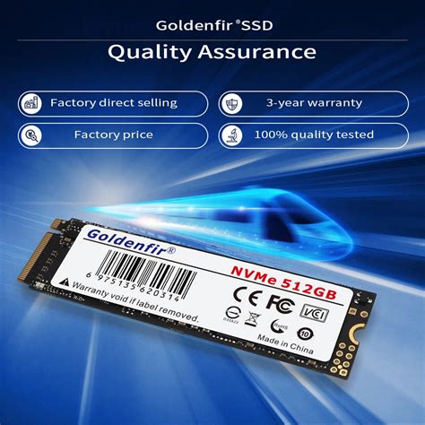 Внутренний твердотельный накопитель Goldenfire M.2 SSD PCIe 128 ГБ 256 ...