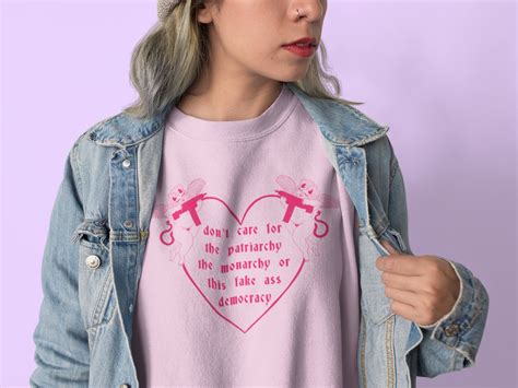 Dont Care For The Unisex Sweatshirt Feminist Jesus Loves Sluts