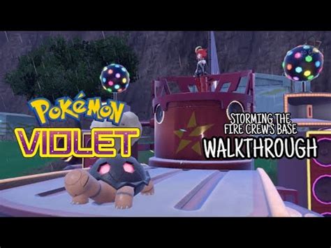 Storming The Fire Crew S Base Starfall Street Pokemon Violet Youtube