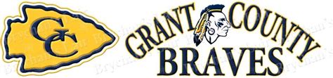 Grant County High School Braves Custom Designer Grosgrain Ribbon ...