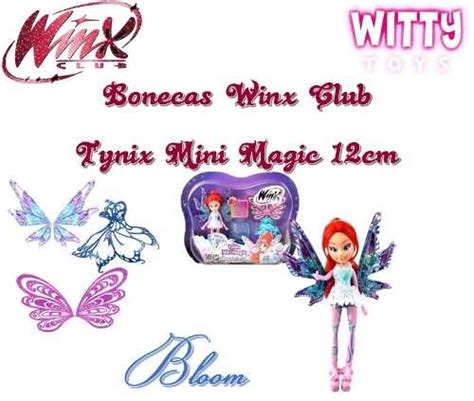 Kit Bonecas Winx Club Tynix Mini Magic Pronta Entrega Sandra